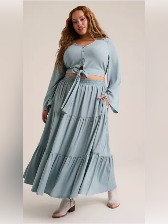 torrid Dresses & Skirts - Festi Tie-Front Maxi Skirt Set